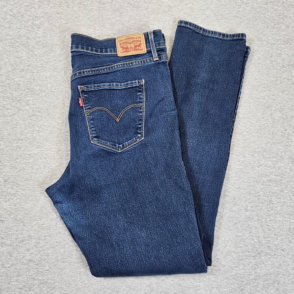 Levis 312 Shaping Slim Jeans Dark Indigo 33 Slim Fit Mid Rise Stretch Denim